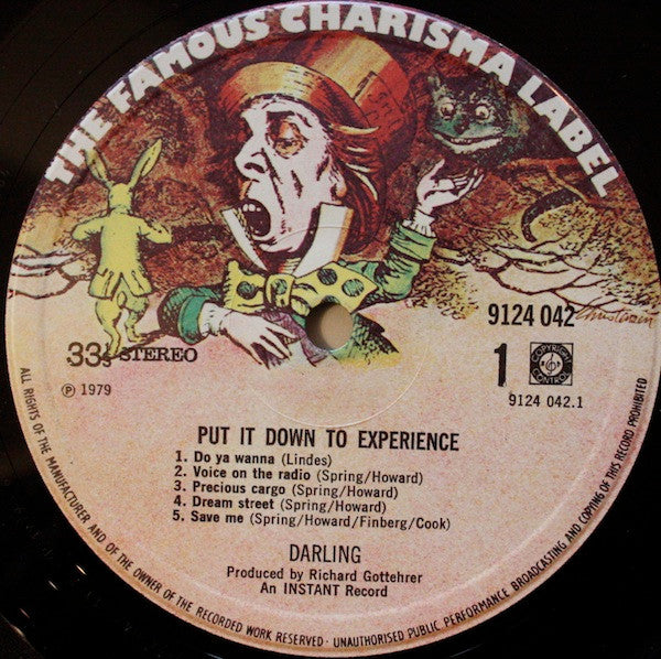 Darling (5) : Put It Down To Experience (LP, Album)