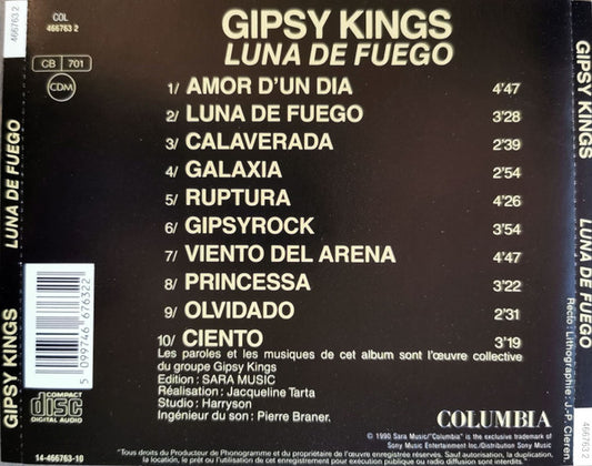 Gipsy Kings : Luna De Fuego (CD, Album, RE)