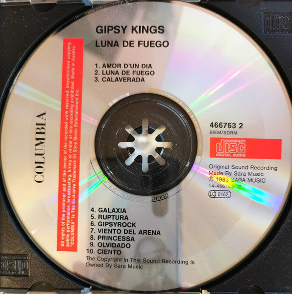 Gipsy Kings : Luna De Fuego (CD, Album, RE)