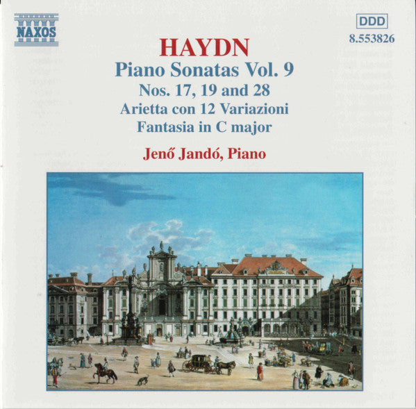 Joseph Haydn • Jenö Jandó : Piano Sonatas, Vol. 9: Nos. 17, 19 And 28 • Arietta Con 12 Variazioni • Fantasia In C Major (CD, Album)