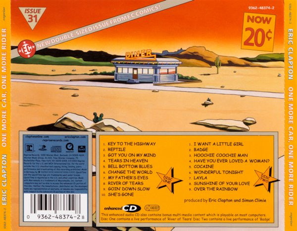 Eric Clapton : One More Car, One More Rider (Live On Tour 2001) (2xCD, Album, Enh)