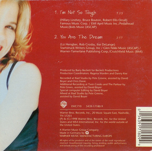 Ilse DeLange : I'm Not So Tough (CD, Single)