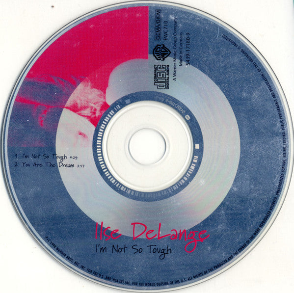 Ilse DeLange : I'm Not So Tough (CD, Single)