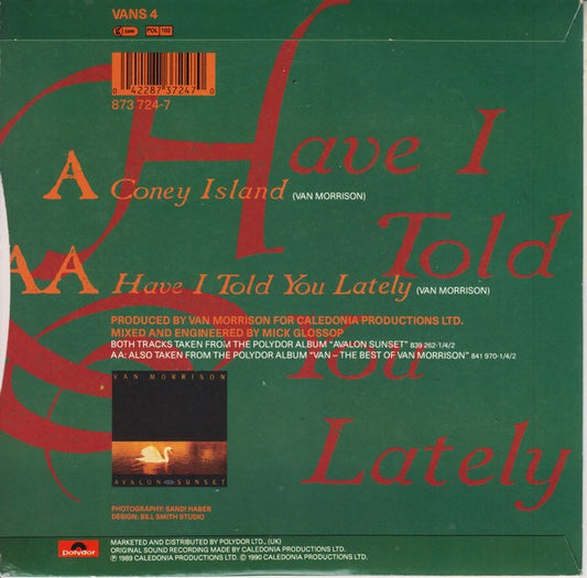 Van Morrison : Coney Island / Have I Told You Lately (7", Single)
