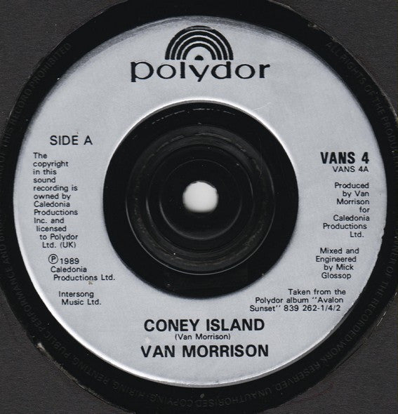 Van Morrison : Coney Island / Have I Told You Lately (7", Single)