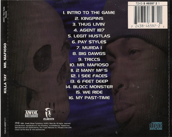 Killa Tay : Mr. Mafioso (CD, Album)