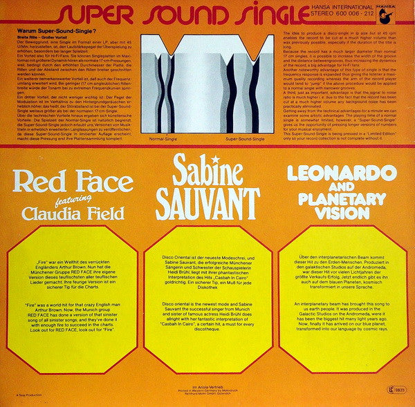 Various : Fire / We Fly To Andromeda / Cashbah In Cairo (12", Single)