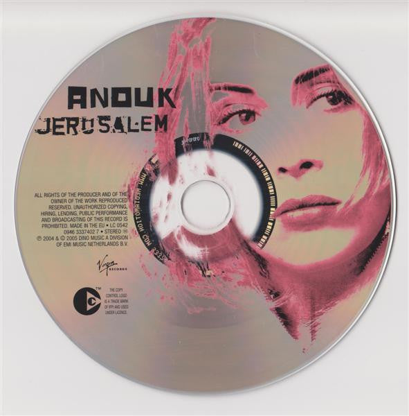 Anouk : Jerusalem (CD, Single, Copy Prot.)