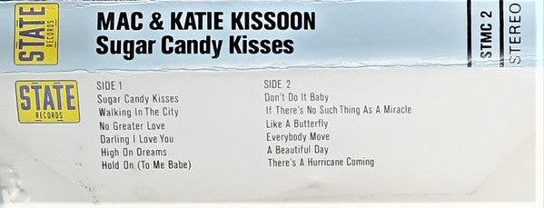 Mac And Katie Kissoon : Sugar Candy Kisses (Cass, Album)