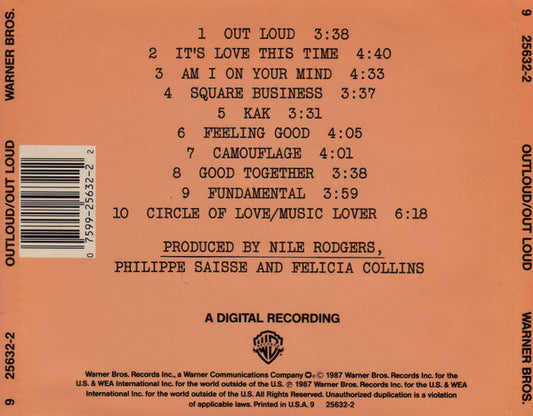 Outloud : Out Loud (CD, Album)