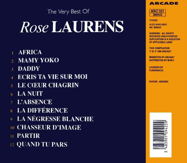 Rose Laurens : The Very Best Of (CD, Comp)