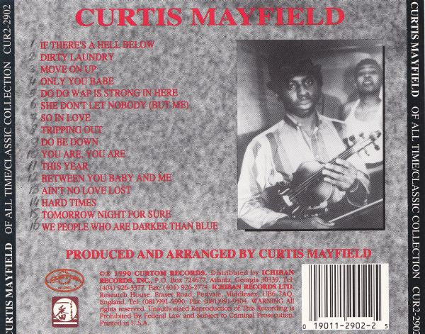 Curtis Mayfield : Of All Time / Classic Collection (CD, Comp)