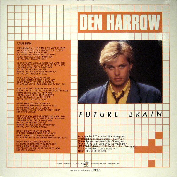 Den Harrow : Future Brain (12", Maxi)