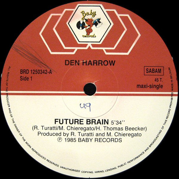 Den Harrow : Future Brain (12", Maxi)