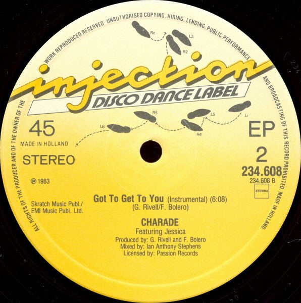 Charade (2) : Got To Get To You (12", EP, Maxi)