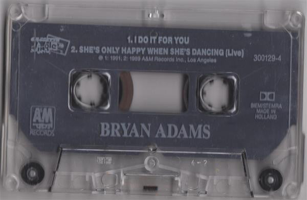 Bryan Adams : (Everything I Do) I Do It For You (Cass, Single)