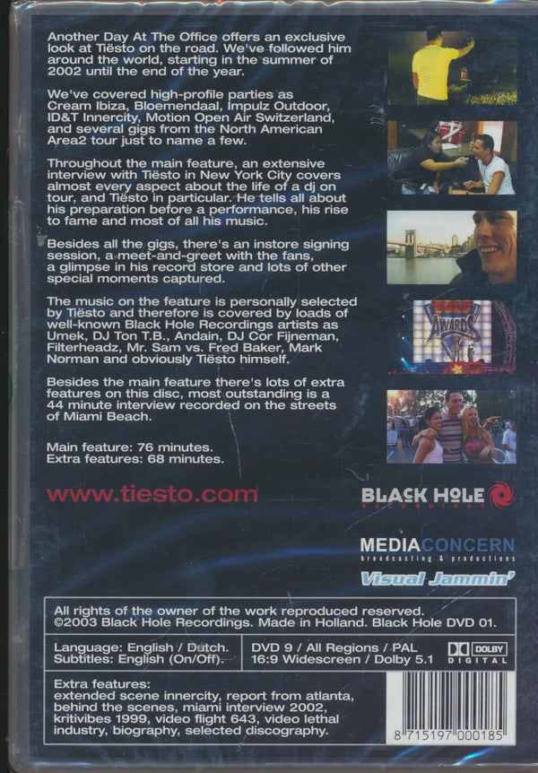 DJ Tiësto : Another Day At The Office (DVD-V, PAL, 16:)