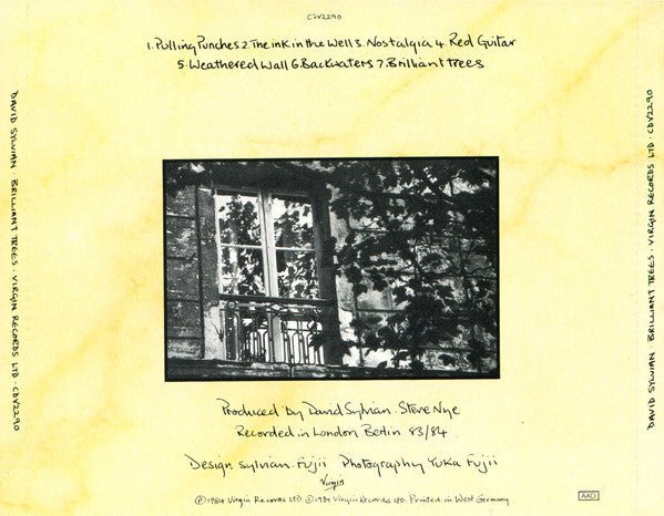 David Sylvian : Brilliant Trees (CD, Album)