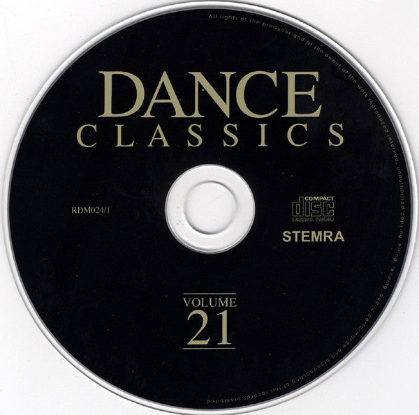 Various : Dance Classics Volume 21 & 22 (3xCD, Comp + Box)