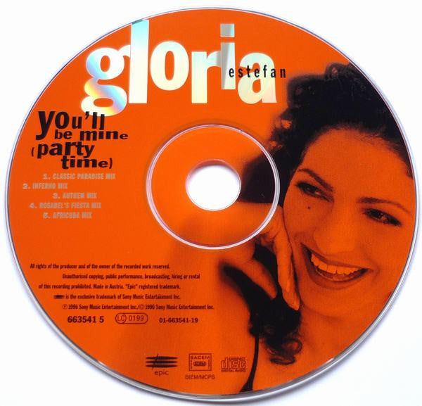 Gloria Estefan : You'll Be Mine (Party Time) (CD, Maxi)