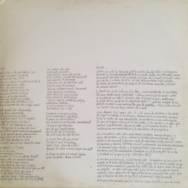 Pau Riba : Licors (LP, Album, Gat)