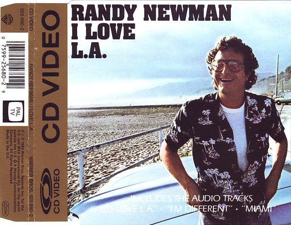 Randy Newman : I Love L.A. (CDV, 5", Single, PAL)