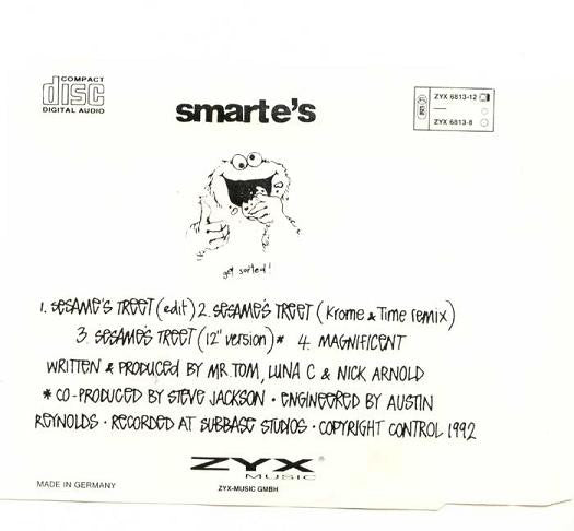Smart E's : Sesame's Treet (CD, Single)