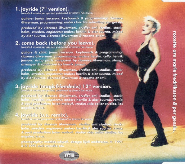 Roxette : Joyride (CD, Maxi)