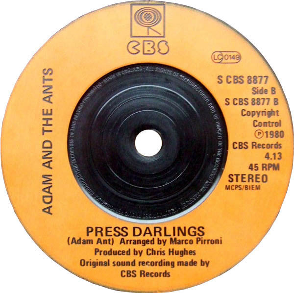 Adam And The Ants : Kings Of The Wild Frontier (7", Single, Inj)