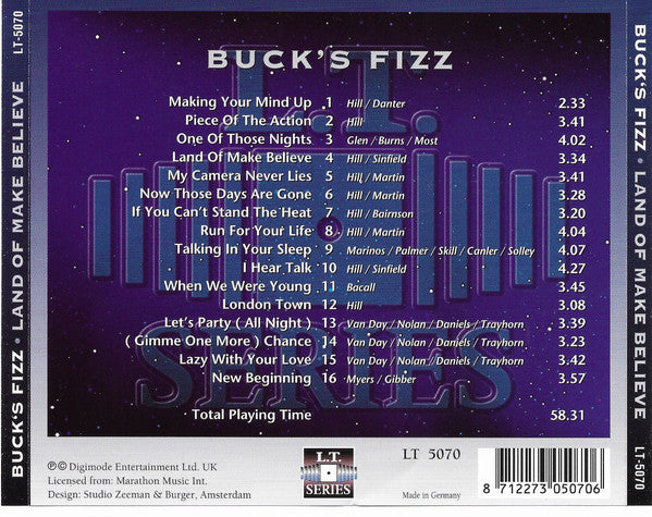 Bucks Fizz : The Land Of Make Believe (CD)