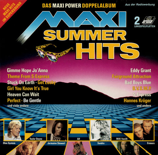 Various : Maxi Summer Hits (Das Maxi Power Doppelalbum) (2xLP, Comp)
