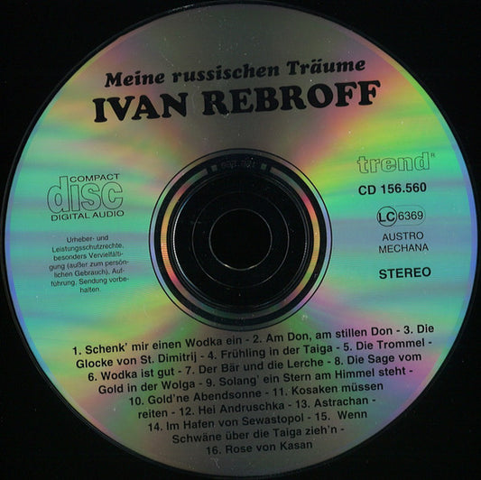 Ivan Rebroff : Meine Russischen Träume (CD, Album)