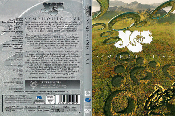 Yes : Symphonic Live (2xDVD-V, Multichannel, PAL)