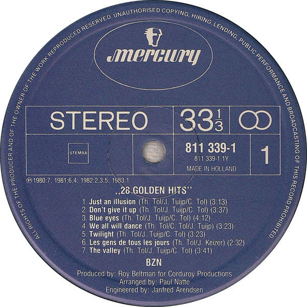 BZN : 28 Golden Hits (2xLP, Comp)