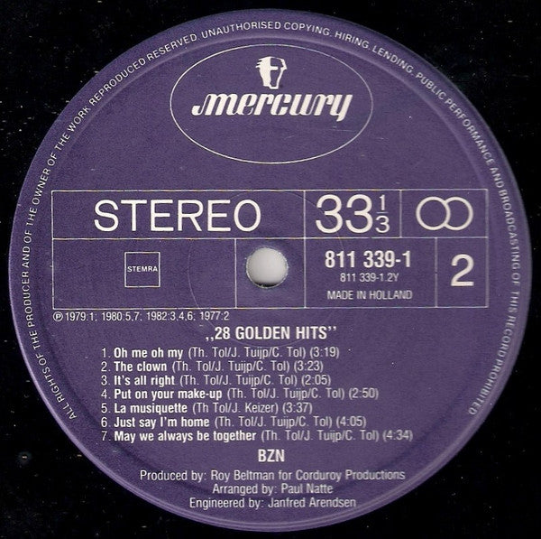 BZN : 28 Golden Hits (2xLP, Comp)