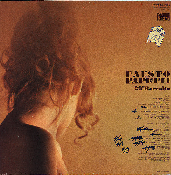 Fausto Papetti : 29ª Raccolta (LP, Album)