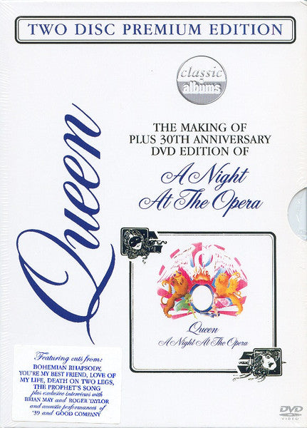 Queen : The Making Of Plus 30th Anniversary DVD Edition Of 'A Night At The Opera' (DVD-V, PAL + DVD-V, Album, RE, RM, Multichannel, P)