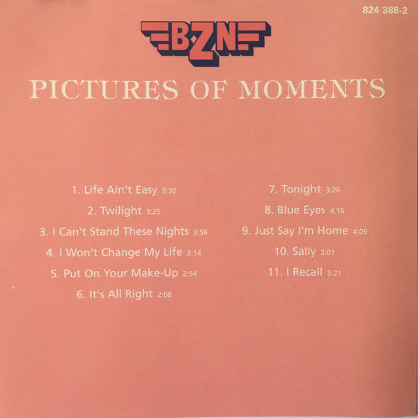 BZN : Pictures Of Moments (CD, Album, RE)