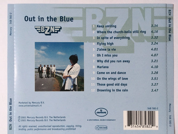 BZN : Out In The Blue (CD, Album)
