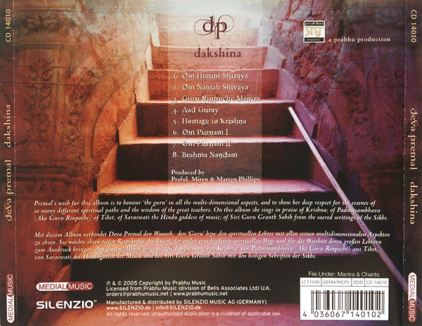 Deva Premal : Dakshina (CD, Album)