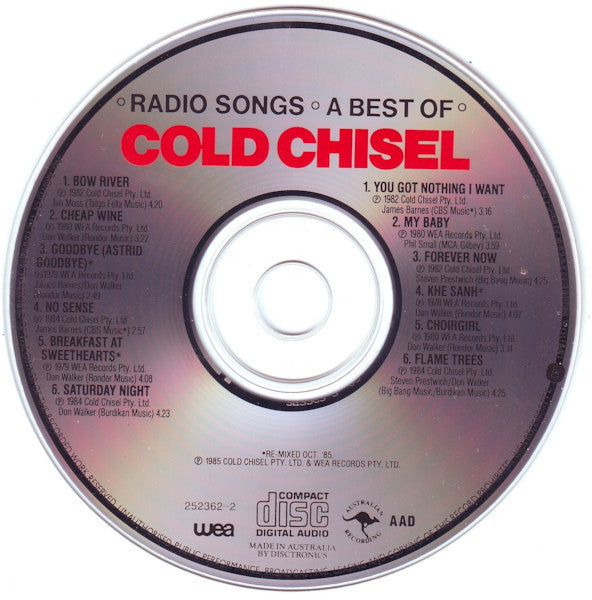 Cold Chisel : Radio Songs - A Best Of (CD, Comp)