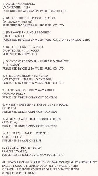 Various : Best Of Hip Hop (Volume Two) (CD, Comp)