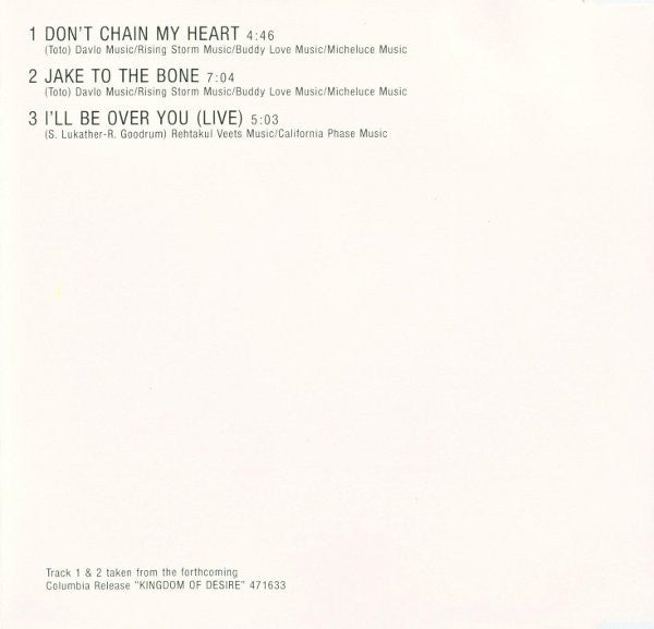 Toto : Don't Chain My Heart (CD, Maxi)