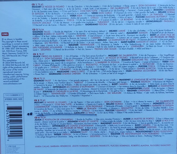 Various : 100 Airs D'Opéra De Légende (6xCD, Comp)