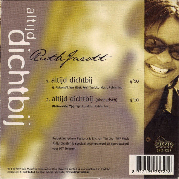 Ruth Jacott : Altijd Dichtbij (CD, Single)