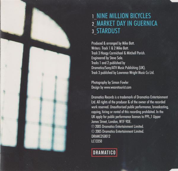 Katie Melua : Nine Million Bicycles (CD, Single)