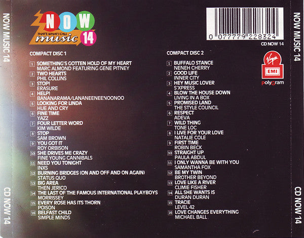 Various : Now That's What I Call Music! 14 (2xCD, Comp)