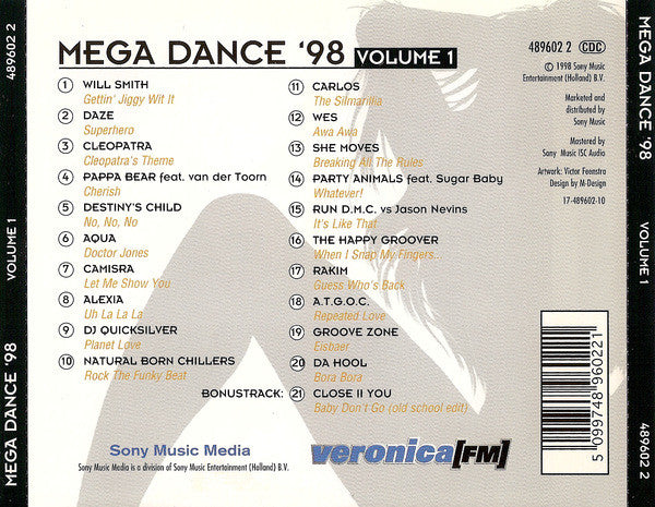 Various : Mega Dance '98 Volume 1 (CD, Comp)