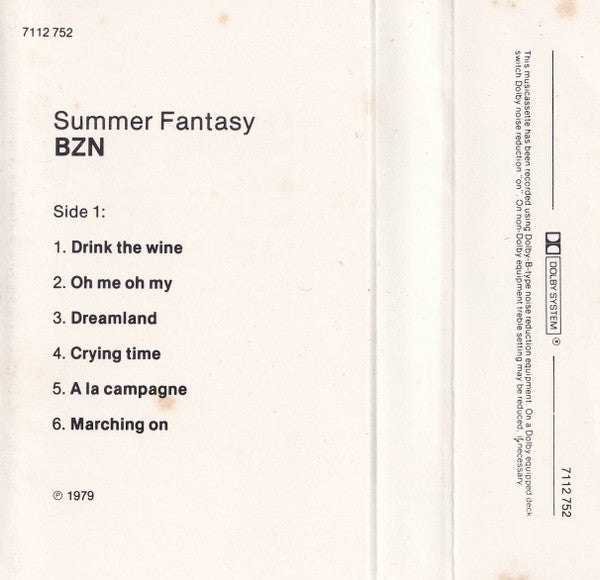 BZN : Summer Fantasy (Cass, Album, Dol)