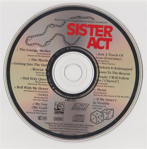 Various : Music From The Original Motion Picture Soundtrack: Sister Act (CD, Comp)
